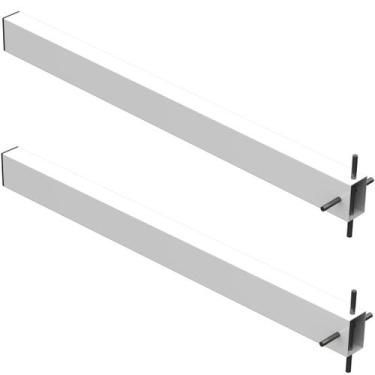 Imagem de 2 SUPORTES PIA CHUMBAR BANCADA MESA 60 CM - Branco - MULTIFORMA