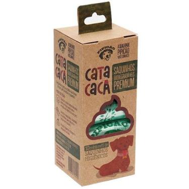Imagem de Kit 10 Rolos de Saquinhos Higiênicos Cata Caca Refil - Pipicão