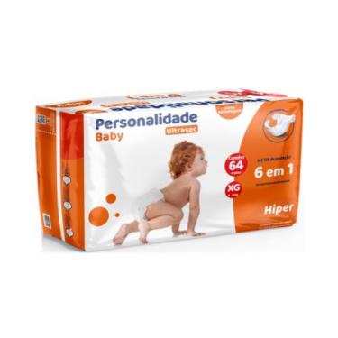 Imagem de Fralda Personalidade Ultrasec 1 Pacote Tamanho XG Com 64 Unidades - de