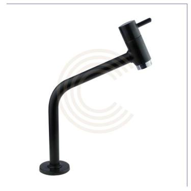 Imagem de Torneira Banheiro Preta Lavatório Lavabo Pia Cuba Link Metal Black Cód