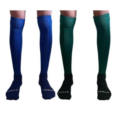 Imagem de Kit Com 03 Pares Meião Futebol Masculino Adulto PROFISSIONAL Atoalhado