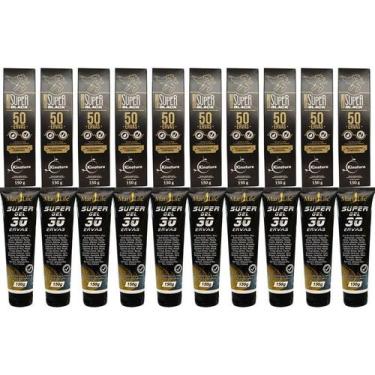 Imagem de Revenda Atacado 10 Pomada Massageadora 50 Ervas + 10 Super Gel 30 Erva