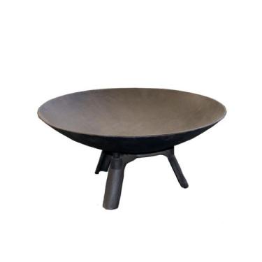 Imagem de Lenheiro Lareira Braseiro Ferro Fundido Externo Jardim 60cm - Rig fund