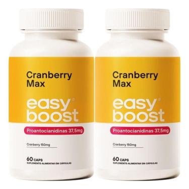 Imagem de Cranberry Max 100% Easy Boost Extrato Em Pó Kit 2x 120caps
