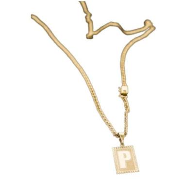 Imagem de Corrente Grumet Duplo 3mm Inicial P Cordão Estiloso - A.R Variedades M
