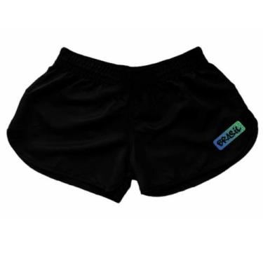 Imagem de Bermuda Short Tactel Feminino Moda Praia Verão Brasil Academia Copa - 