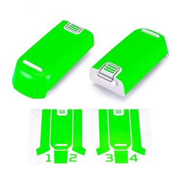 Imagem de WRAPGRADE Adesivos compatíveis com DJI NEO Duas Baterias (Verde Neon)