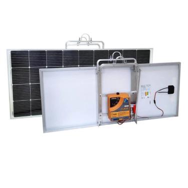 Imagem de Kit Cerca Elétrica Solar Zebu Para Cerca Rural ZS400I 29 Joules Painel 210W 45810