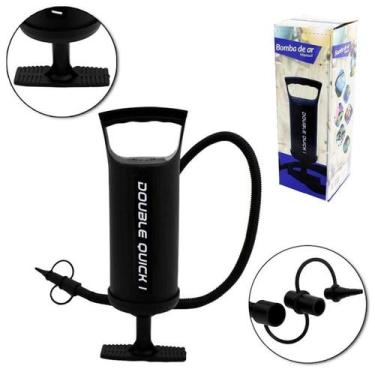 Imagem de Bomba De Ar Com Bico Adaptador Encher Colchão Boia Piscina - Casita