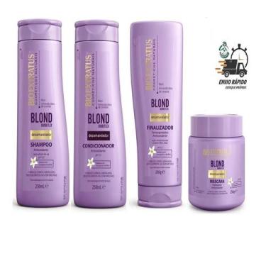 Imagem de Blond Bioreflex Bio Extratus Shampoo Condic Máscara Finaliza