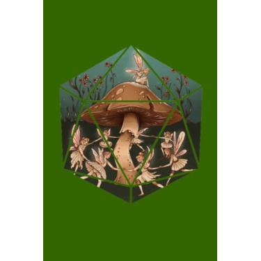 Imagem de Fantasy Fee D20 - Notizbuch für Nerdy Geeks: DIN A5 (6x9) Notizbuch für Rollenspiel Enthusiasten und Pen and Paper RPG Fans mit 120 linierte Seiten und Wochentage für die Tagebuch Funktion