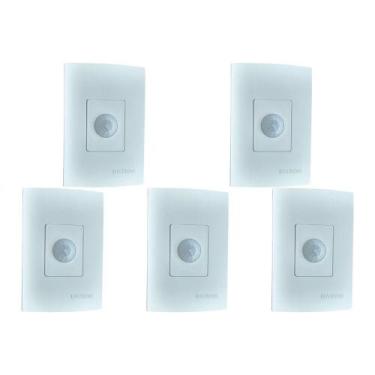 Imagem de Kit C/5 - Qualitronix Sensor  Parede Emb. Qi2M