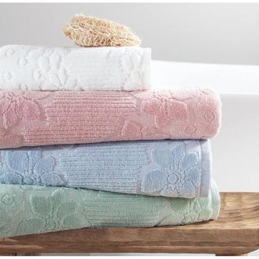 Imagem de Jogo De Toalha De Banho + Rosto Buddemeyer Lollipop Jacquard 100% Algodão 2 Peças - Azul