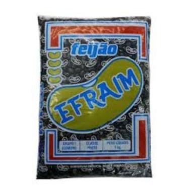 Imagem de 10 Pacotes Feijão Preto 1 Pacote de 1 Kilo Efraim