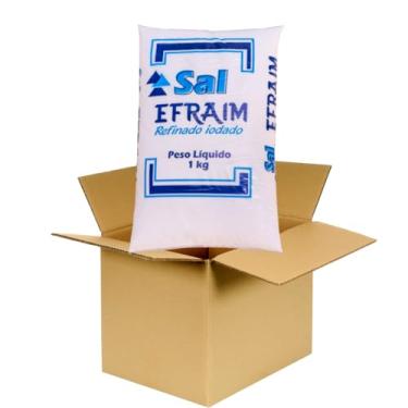 Imagem de 10kg Sal Marinho Refinado Pacote Efraim