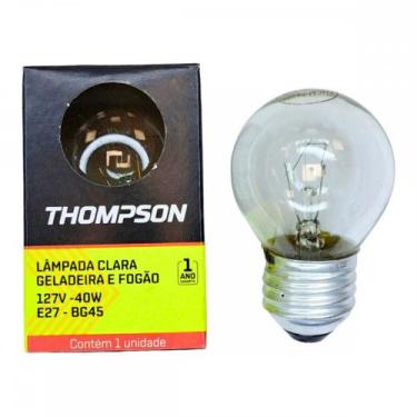 Imagem de Lampada Para Geladeira/Fogao/Lustre Thompson 40Wx127V. Clara - Kit C/1