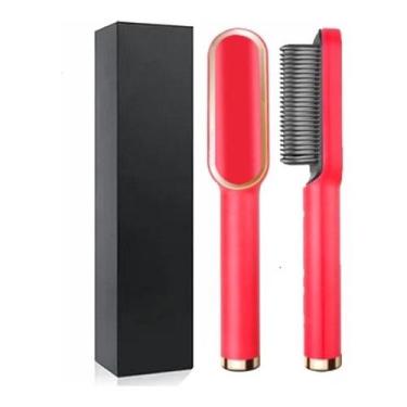 Imagem de Modelador de Cabelo Profissional Escova Alisadora Multifuncional com A
