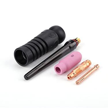 Imagem de Tocha de soldagem, eletrodo de tungstênio, ferramentas de arco de argônio, kit de acessórios de soldagem de arco de argônio, tocha de soldagem, acessórios de substituição, kit de tocha