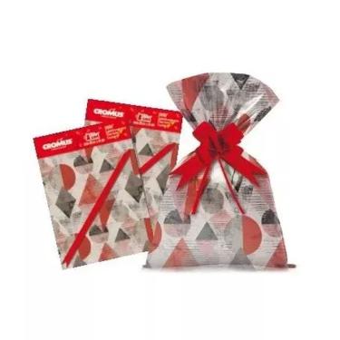 Imagem de Saco para Presente Sortido 60x90 cm Cromus Metalizado