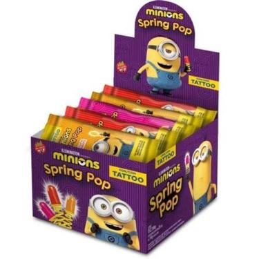 Imagem de Pirulito Spring Pop Minions - 25un - Bazooka