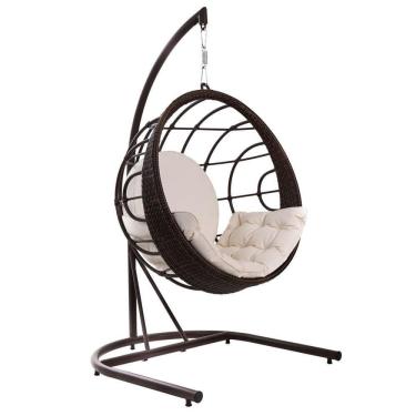 Imagem de Balanço de Alumínio Revestido em Fibra Sintética Duna Cru