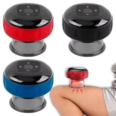 Imagem de Ventosa Visor Digital Recarregável Para Massagem Muscular Massoterapia