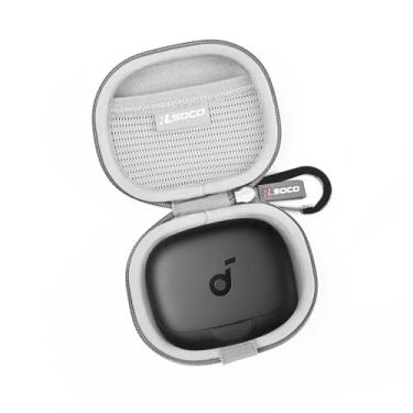 Imagem de RLSOCO Estojo de transporte para fones de ouvido abertos Anker Soundcore AeroFit Pro/SoundPEATS GoFree2 (cinza)
