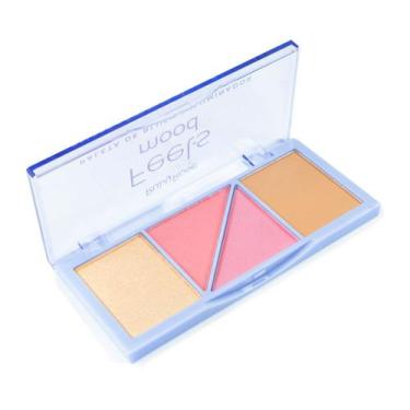 Imagem de Paleta De Blush E Iluminador Cor 1 Feels Mood Ruby (HB7529) - World Ma
