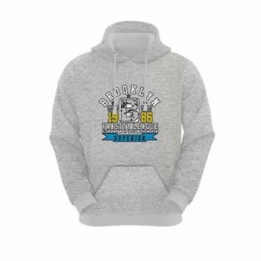 Imagem de Moletom Canguru Unissex Inverno Algodão Blusa de Frio Capuz Bolso-Unissex