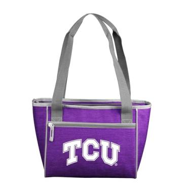 Imagem de Logo Brands NCAA Tcu Horned Frogs unissex 16 latas Cooler Tote, tamanho único, cor da equipe