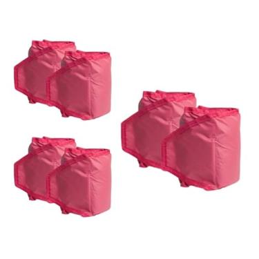 Imagem de Kit Caneleiras 03 pares de 0,5kg - 1kg - 2kg Musculação Treino Funcional Ginástica Pilates Fisioterapia Cor Rosa