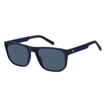 Imagem de Óculos de Sol Tommy Hilfiger 2200/S Azul Marinho Lente Azul  masculino