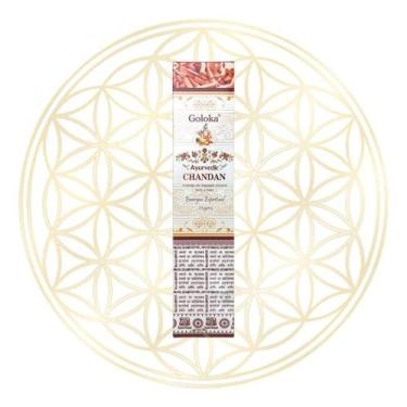 Imagem de Incenso Goloka Indiano Vareta Linha Ayurvedic - AROMAS, Chandan