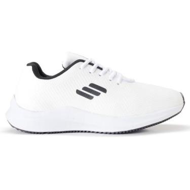 Imagem de Tênis Feminino O2x Academia Caminhada Leve Confortável, Branco, 37