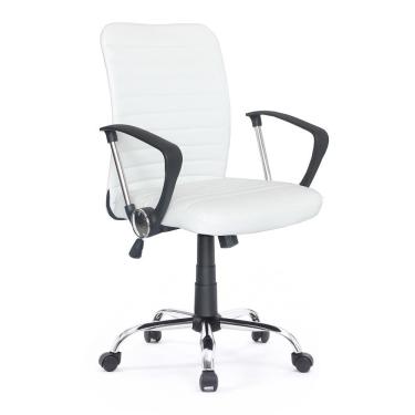 Imagem de Cadeira de escritório Diretor estofada Dan TM Branca