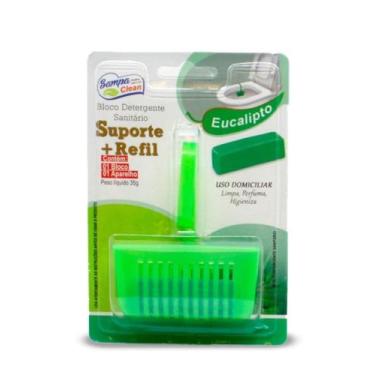 Imagem de Bloco Detergente Sanitário - Eucalipto - sampa clean