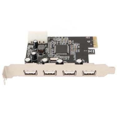Imagem de Sonew PCIE para USB 2.0 Cartão de Expansão 4 Portas Com Fonte de Alimentação de 4 Pinos e para o Chassi área de Trabalho - Compatível Com 7, XP, Vista,