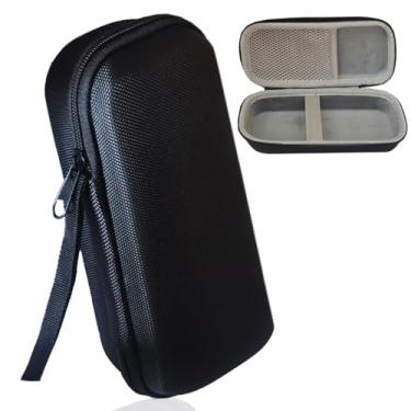 Imagem de QFDSHOPCO Capa de transporte rígida compatível com Garmin GPSMAP 67 67i 66 66i 66s 65 65s 64 64s bolsa de armazenamento GPS portátil à prova de choque capa protetora de viagem bolso de malha para cabo