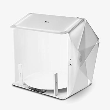 Imagem de Foldio3 + 360 Studio Fullset (63,5 cm Photo Lightbox 360 Studio com toca-discos de fotografia 360 e conjunto de placa de extensão de 50,8 cm / caixa de luz de foto de 63,5 cm / toca-discos Bluetooth