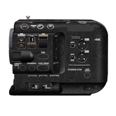 Imagem de Adesivo de capa de câmera para Sony FX6 película protetora antiarranhões decoração FX 6 (contorno preto brilhante)