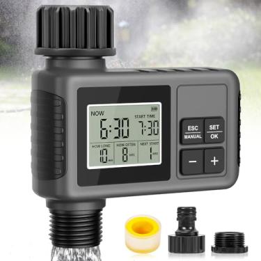 Imagem de Temporizador Irrigação, Temporizador de Irrigação Inteligente, Equipamento de Irrigação Automática, Temporizador Digital de Irrigação de Jardim, Temporizador Inteligente