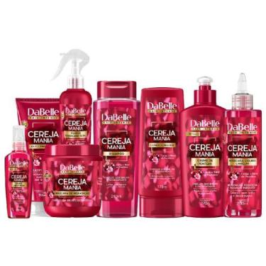 Imagem de Kit Dabelle Cereja Mania Máscara 400g Sérum 75ml Tratamento Completo B