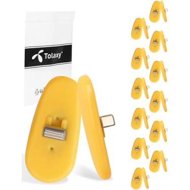 Imagem de Tolaxy 12 pares de peças de nariz de silicone macio amarelo atualizado para óculos de sol Ray-Ban RB3604 RB3534 RB3523 RB3536 RB3549 RB3584 RB3526 RB3538 RB3558 RB3660 RB3530, protetores de nariz