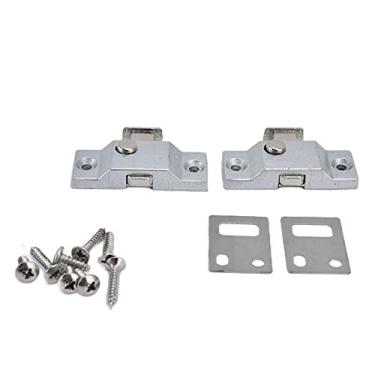 Imagem de Grcfumo 2 Definir trava sem moldura, trava de trava, trava dobrável parafuso da janela parafuso anti -teto Segurança aço inoxidável trava