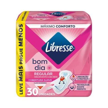 Imagem de Absorvente com Abas Ultrafino Bom Dia Libresse 30 unidades - Tena