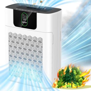 Imagem de Purificador de ar WESTHEY HEPA Filtro para sala grande 250m² com aplic