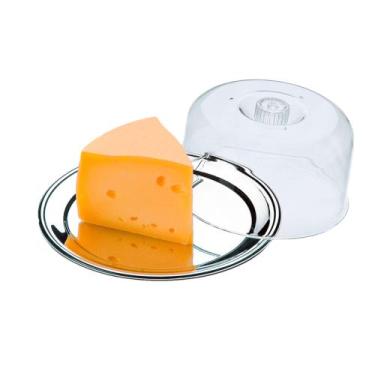 Imagem de Conjunto para Queijo Petúnia 2 Peças Aço Inox Brinox - 1527/123