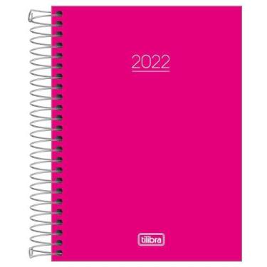 Imagem de Agenda 2022 Espiral Diária Pepper Rosa M4 Tilibra
