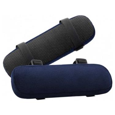 Imagem de 2 peças almofada de apoio de braço macia de espuma PP para cadeira de casa/escritório, capa de apoio de braço para jogos