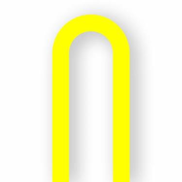 Imagem de Painel de Tecido Sublimado Vertical Portal Amarelo Liso - 220x100cm - 